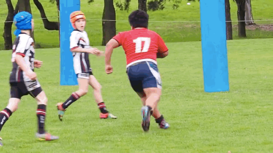 This Large Rugby Child Is Out Of Hand