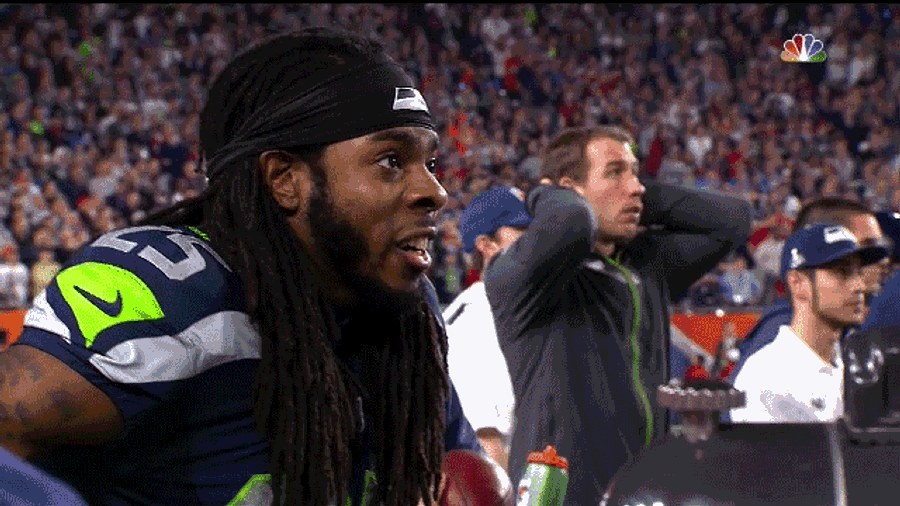 Richard Sherman&#39;s Face Says It All