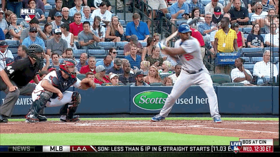 Yasiel Puig Almost Hits Matt Kemp With Angry Bat Toss