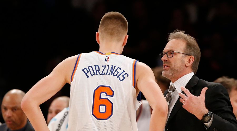 Someone Please Save Kristaps Porzingis From Kurt Rambis
