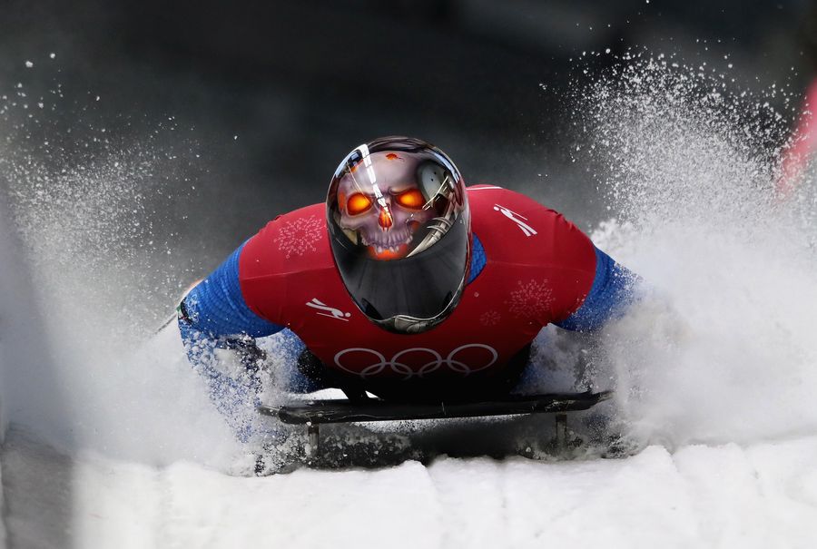 Badass Olympic Skeleton Helmets Are Back