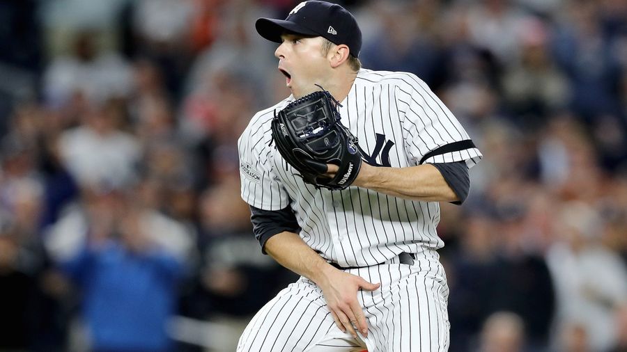 David Robertson Exhibits Five Stages Of Grief After Watching Gary Sanchez Get Hit In The Dick And Balls