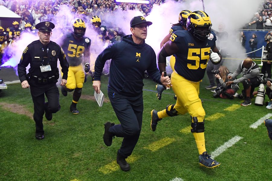Jim Harbaugh just had a cookie, he doesn't need another one