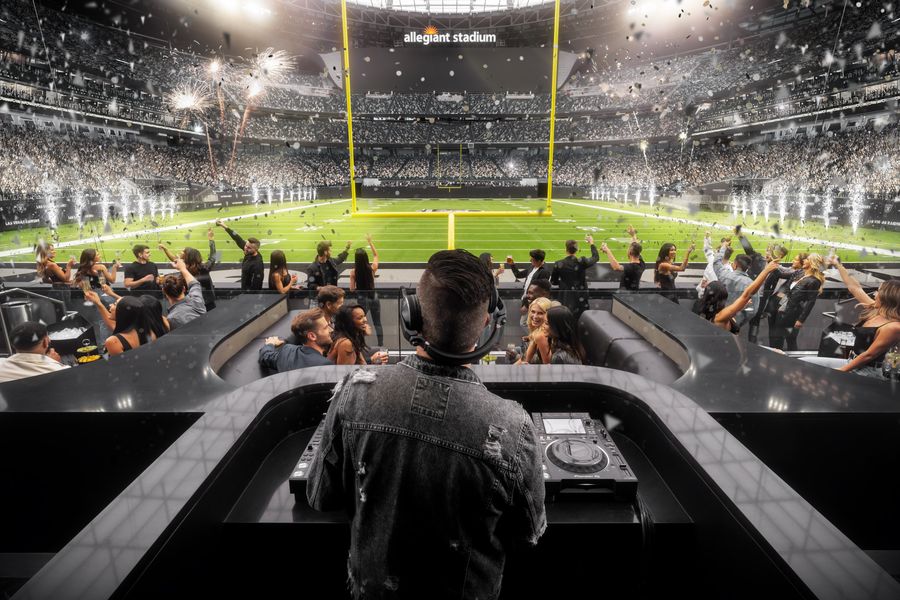 Raiders’ Black Hole gets makeover with literal Las Vegas club seating