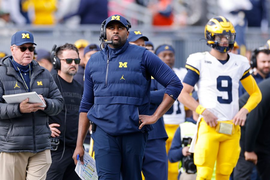 It's sad that Sherrone Moore is the 1st Black head coach in the history of the Michigan-Ohio State rivalry