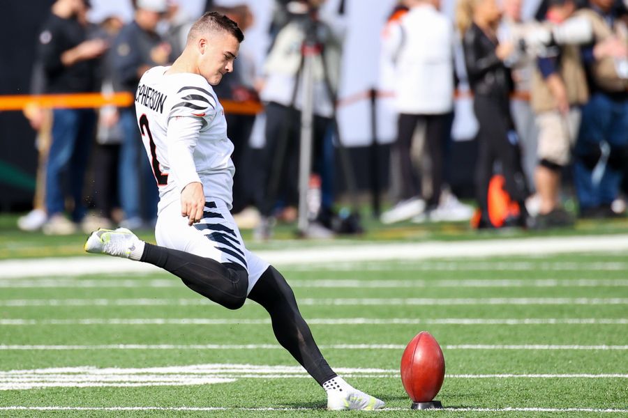 Evan McPherson explains his stone-cold demeanor that has helped take the Bengals to the Super Bowl