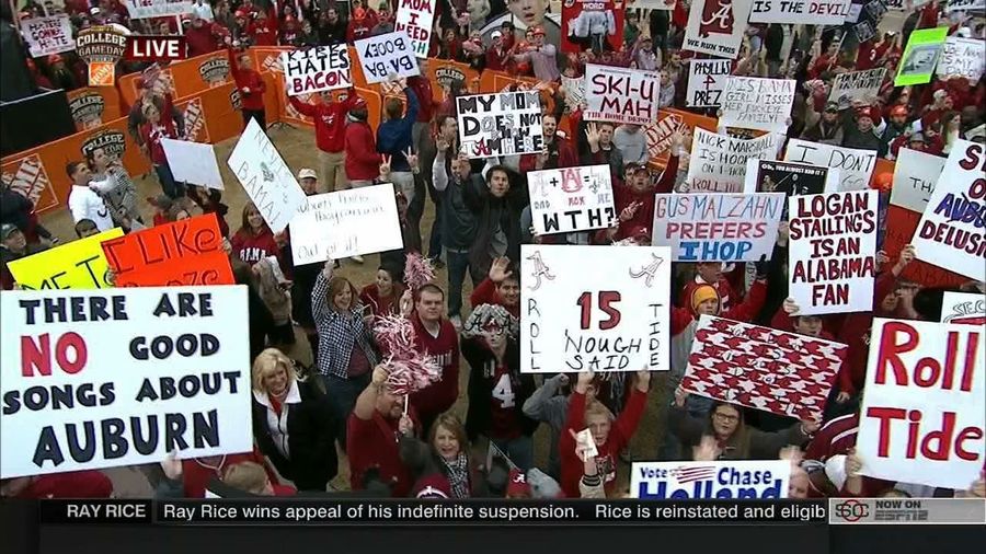 &quot;Harvey Updyke For President&quot;: Your Iron Bowl <em>College GameDay</em> Roundup