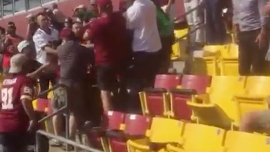 There Was Skins-On-Skins Fighting In The Washington Stands Today