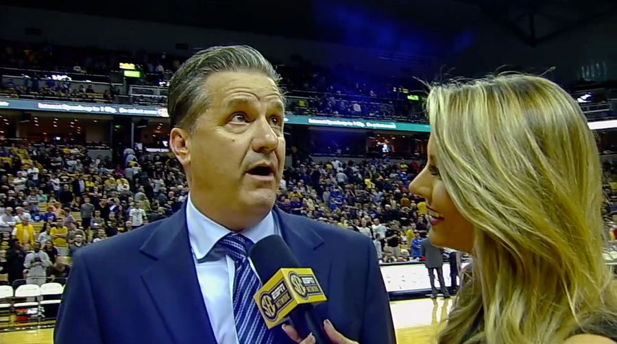 John Calipari Walks Out Of Interview As Missouri Student Section Chants At Him