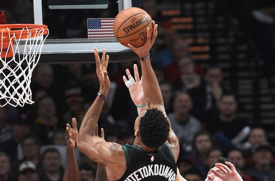Giannis Bullied The Blazers