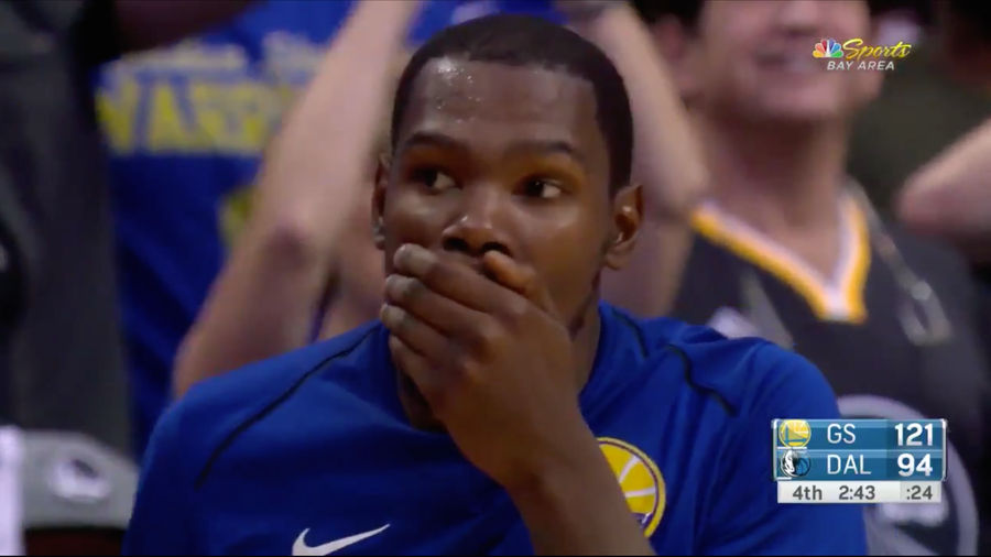 Jordan Bell Tosses Alley-Oop To Himself Off The Backboard