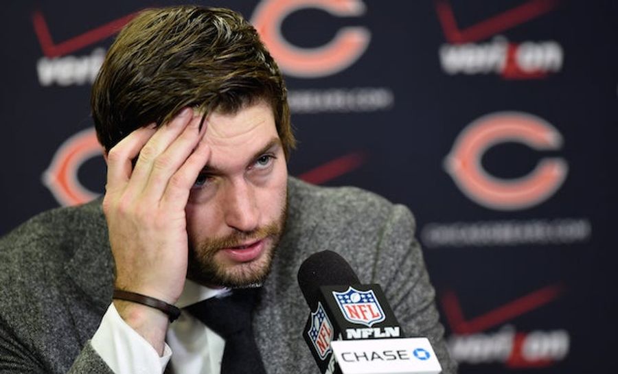 No One Bid On Jay Cutler's Autographed Football At A Charity Auction