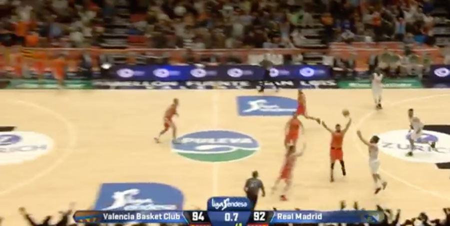 Sergio Llull Swishes Buzzer-Beater From The Opposite Three-Point Line
