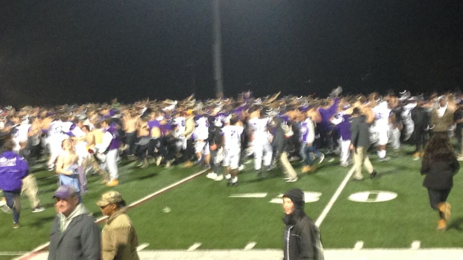 Me And My Boy Snuck Into The Greatest Football Game Ever Played