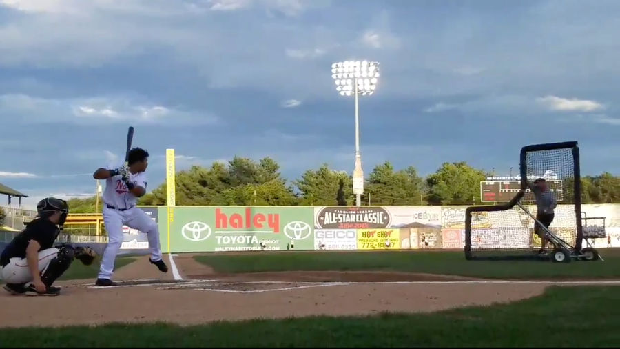 Behold Sicnarf Loopstok, Runner-Up Of The Carolina League Home Run Derby