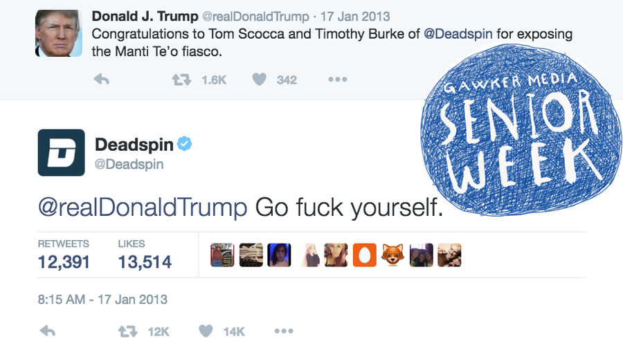 An Oral History Of Our &quot;Go Fuck Yourself&quot; Tweet To Donald Trump