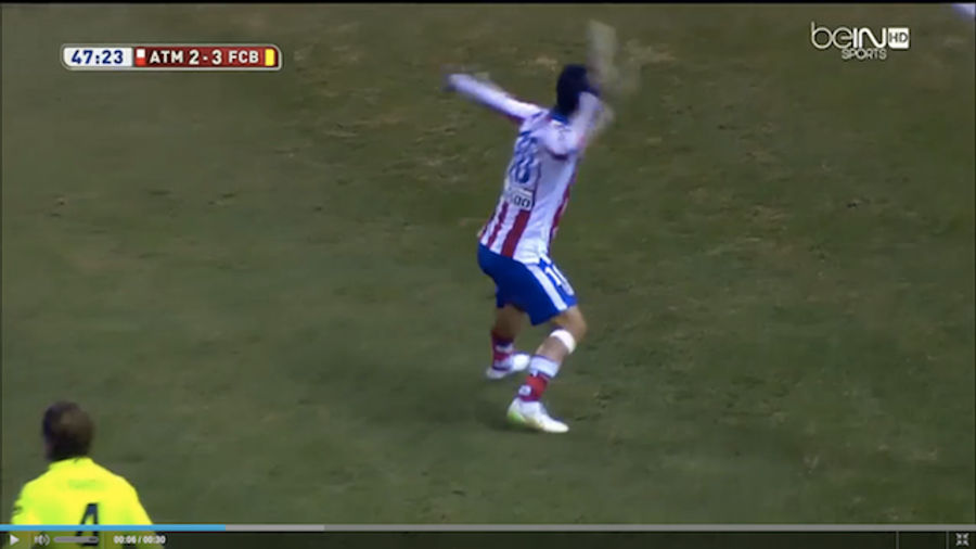Atlético-Barcelona Game Goes Insane When Player Throws Shoe At Ref
