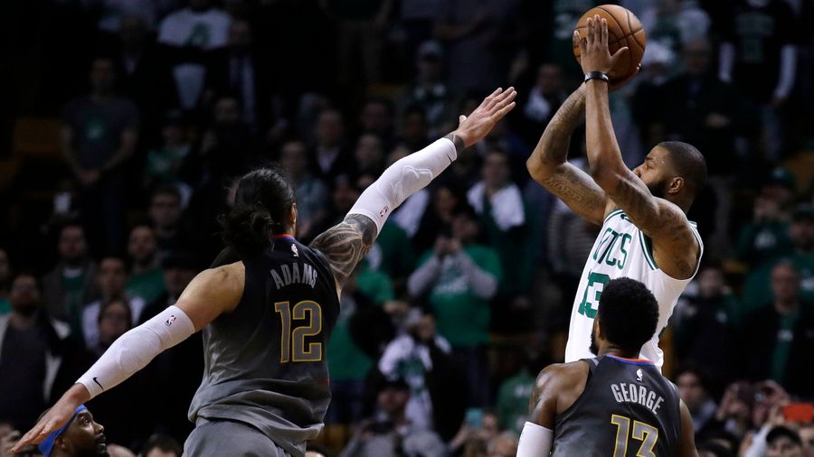 Marcus Morris Hits Game-Winning Three To Boost Celtics Over Thunder