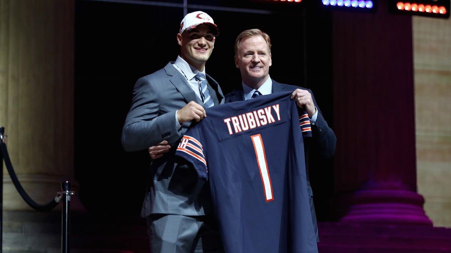 Bears Trade Up To Take Mitchell Trubisky With Second Pick