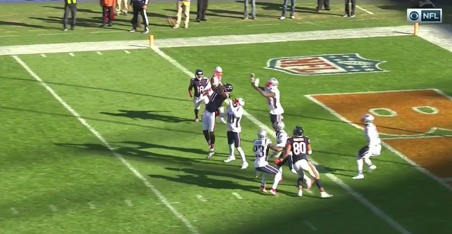 Mitchell Trubisky's Hail Mary Pass To Kevin White Comes Up Painfully Short
