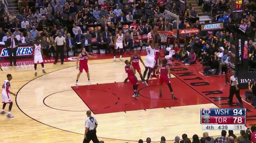 John Wall Denied Serge Ibaka's Dunk And It Was Glorious