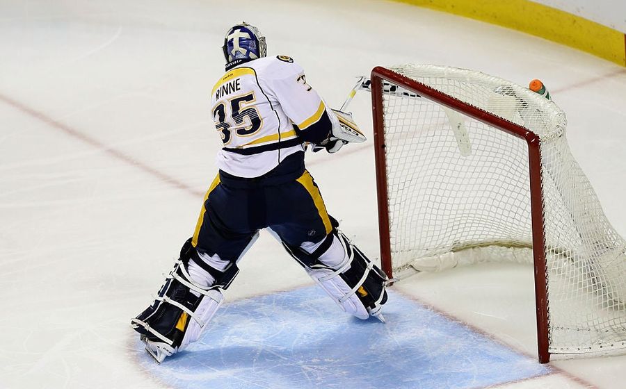 Pekka Rinne Smashed The Shit Out Of His Stick, And Yeah I Get It