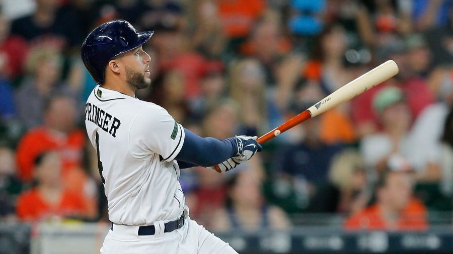 Here's A Fun Story About How George Springer Came To Use Mookie Betts's Little Bat