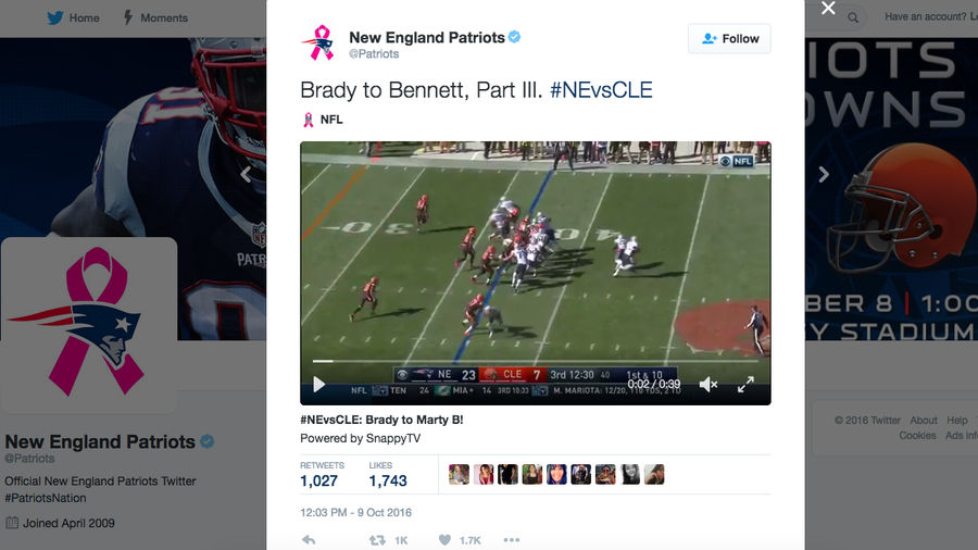 NFL Warns Teams Not To Post Highlights Online, Then Posts Lots Of Highlights Online