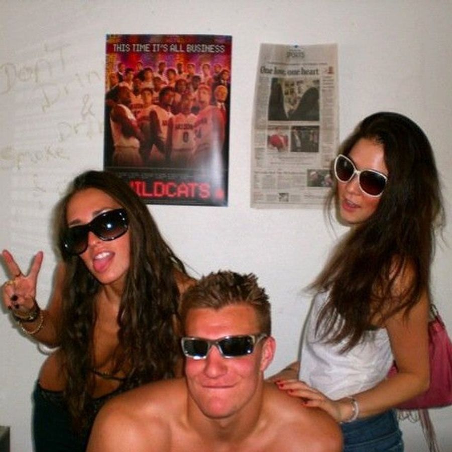 You Can Tell College Gronk's Cool Because He's Wearing Sunglasses
