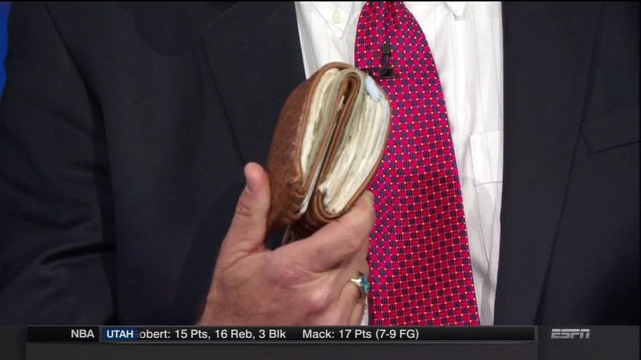This Is Chris Berman&#39;s Wallet
