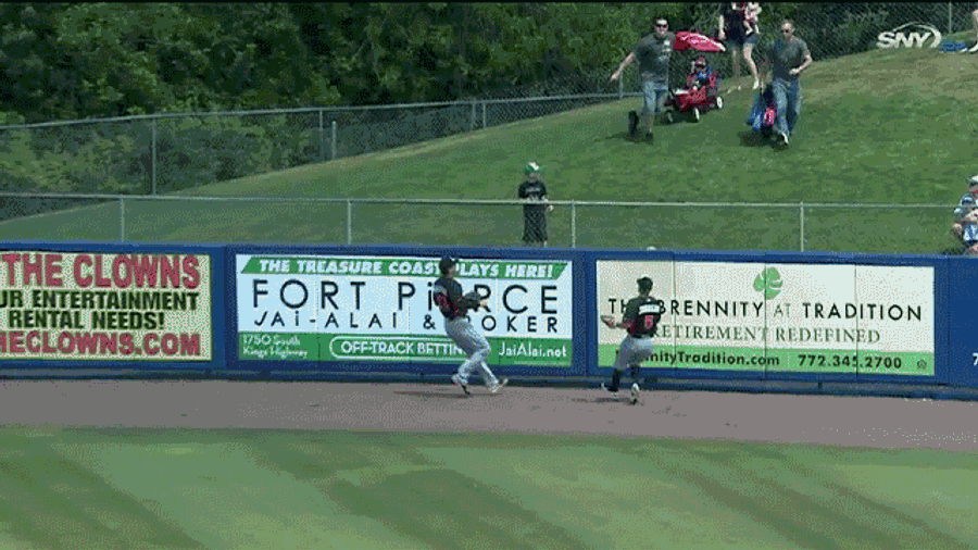 Marlins Dad Abandons Son For Ground-Rule Double