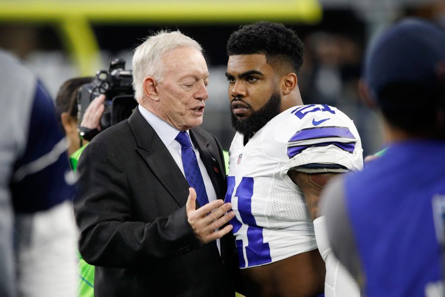 Get a grip, Jerry, Ezekiel Elliott is a role player these days