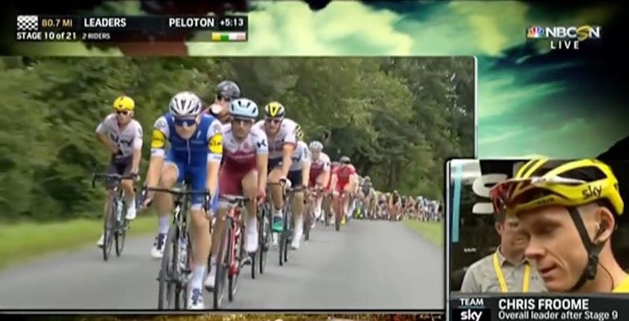 NBCSN Airs Cyclist Pulling Out Dick, Taking A Piss While Riding In Tour De France (NSFW)