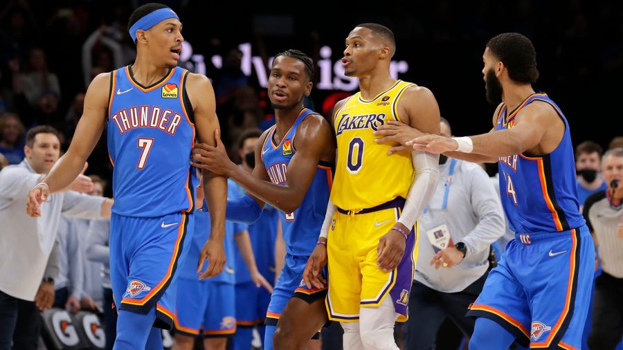 Russell Westbrook went all 'unwritten rules enforcer' last night and that’s a shame
