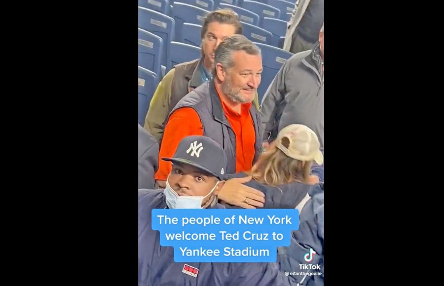 Ted Cruz showed up at Yankee Stadium and the Bronx fans didn’t disappoint in the slightest