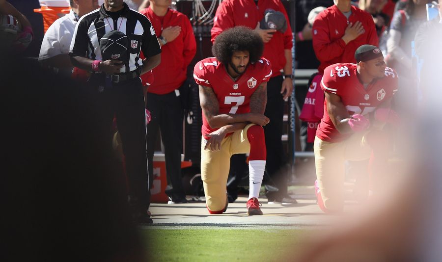 Trump supporters called Colin Kaepernick ‘unpatriotic’ — funny how that label fits the 45th President to a T