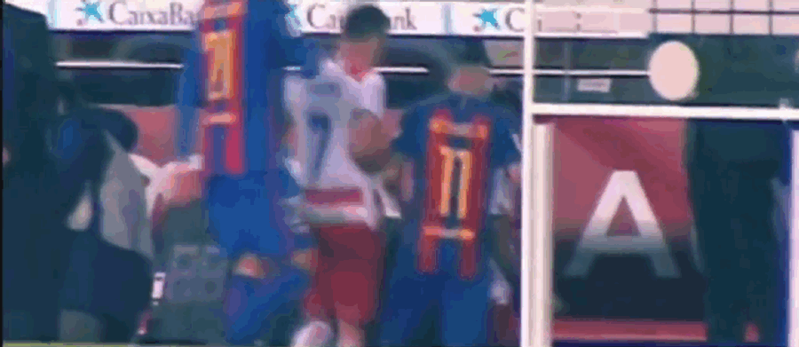 Neymar Tried To Shove An Opponent Down Some Stairs