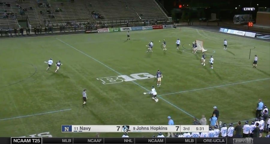 Johns Hopkins Lacrosse Pulled Off A Flawless Hidden-Ball Trick