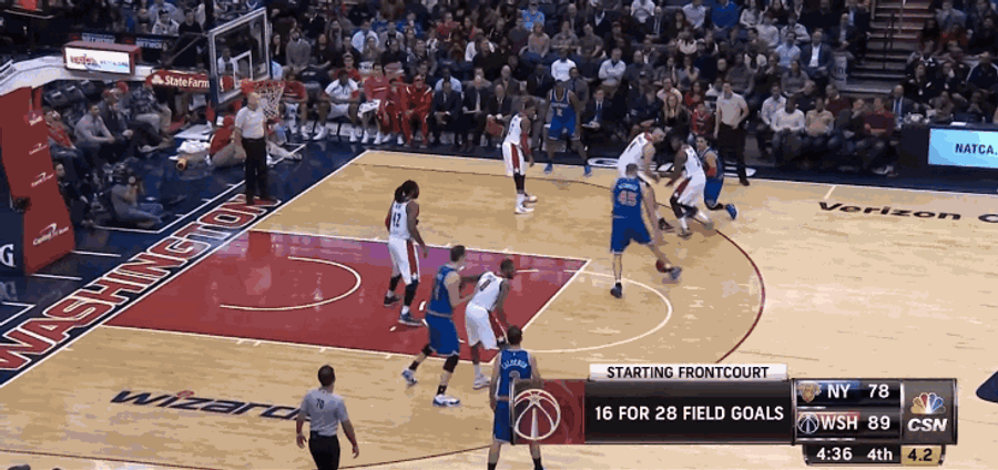 Bad Knicks Goober Flings Hook Shot To Nowhere