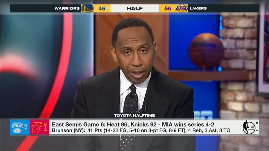 We're all for the Miami Heat dunking on Stephen A. Smith