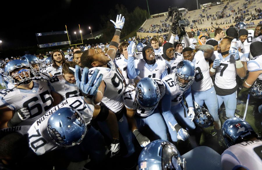 UNC Players Spray Painted The Visiting Locker Room After Beating Duke