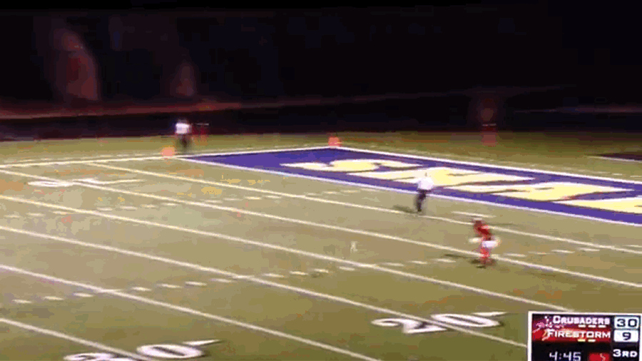 College Scores 109-Yard Punt Return TD In First Ever Football Game