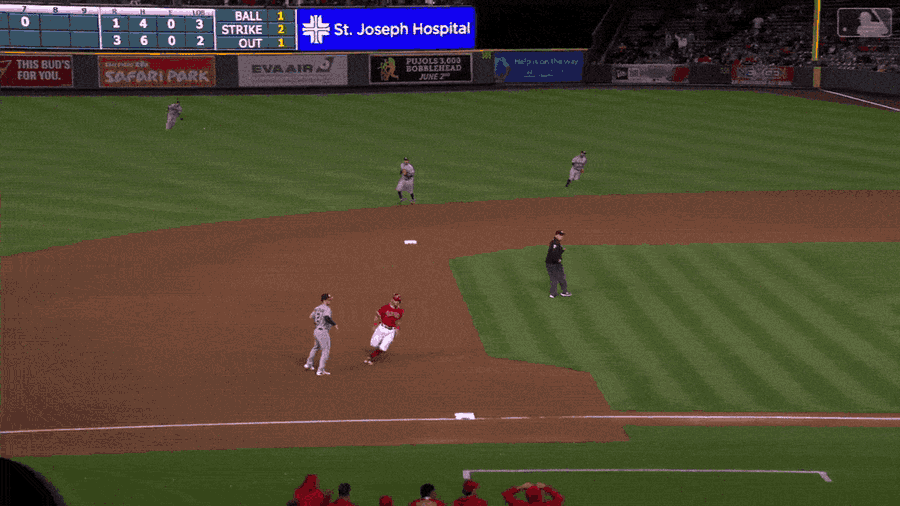 Josh Reddick Fries Mike Trout At Third, Then Cooks Ian Kinsler At The Plate