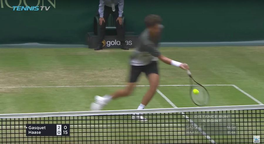 Robin Haase's Wrists Are Made Of Rubber