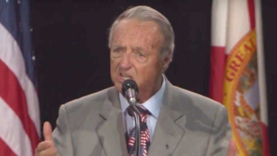 Bobby Bowden Rambled For A Few Minutes At A Trump Rally Tonight