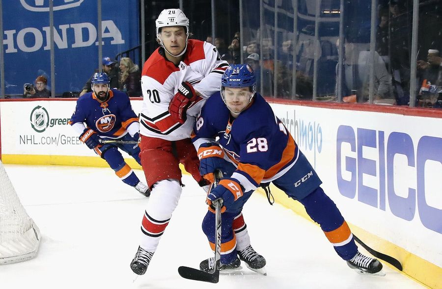 Sebastian Aho Gets A Penalty For Hooking Sebastian Aho