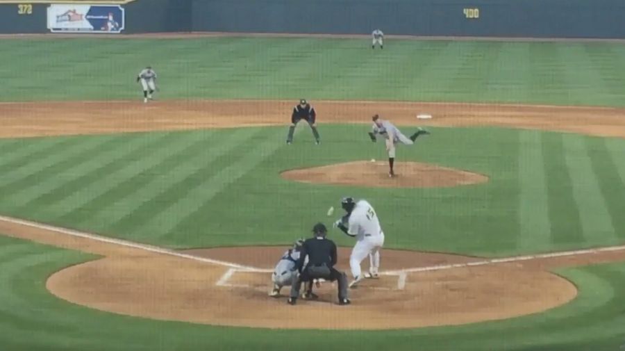 Tim Tebow Kills Baseball In First At-Bat; Ball Passes Over Outfielders' Heads For Home Run<em></em><em></em>
