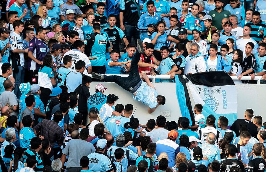 Argentine Soccer Fan Declared Brain Dead After Being Shoved Over Stadium Railing