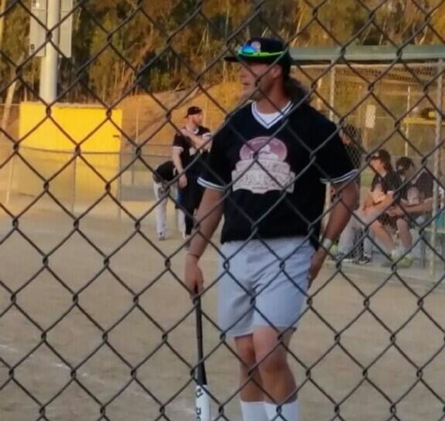 Philip Rivers Wears A Mullet Wig While Secretly Playing Softball