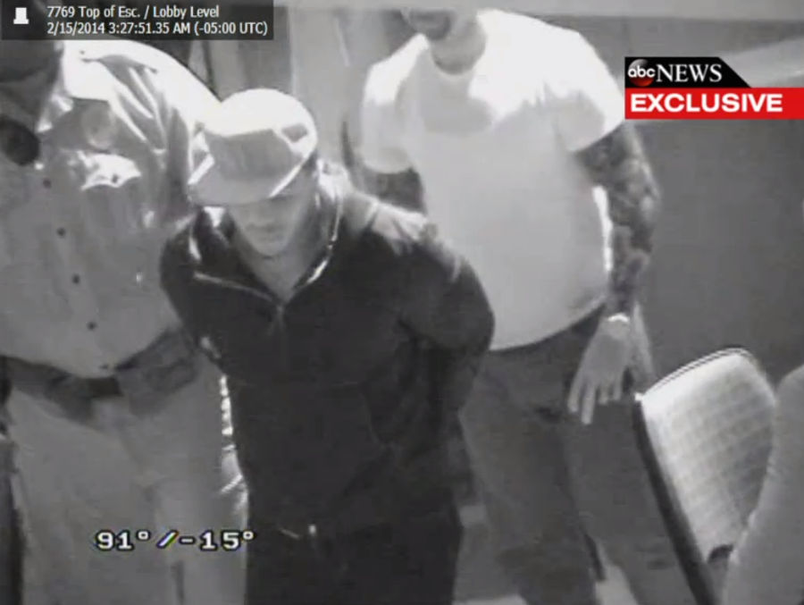 New Surveillance Video Shows Ray Rice Handcuffed And Emotional